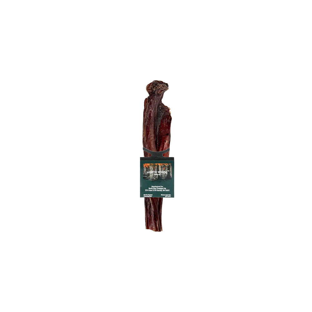 North Winds Premium Odorless Standard Bully Steer Stick 5-6" USA Sourced Dog Chew, Case of 25