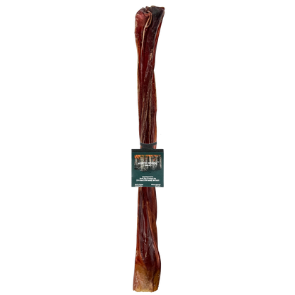 North Winds Premium Odorless Standard Bully Steer Stick 10-12” Large USA Sourced Dog Chew, Case of 25