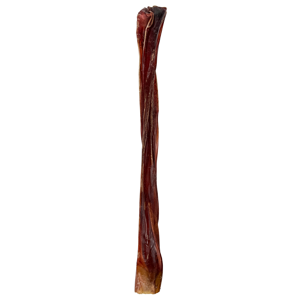 North Winds Premium Odorless Standard Bully Steer Stick 10-12” Large USA Sourced Dog Chew, Case of 25