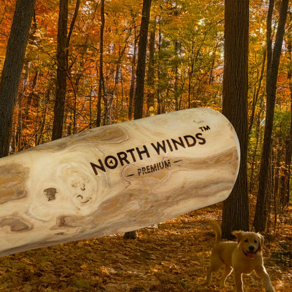 North Winds Premium Timberborn Coffee Wood - Large Dog Chew, Case of 25