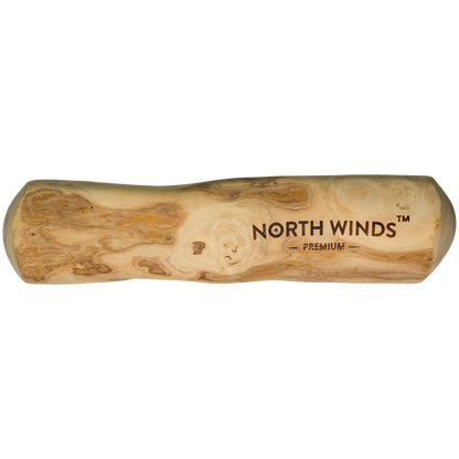 North Winds Premium Timberborn Coffee Wood - Extra Large Dog Chew, Case of 25