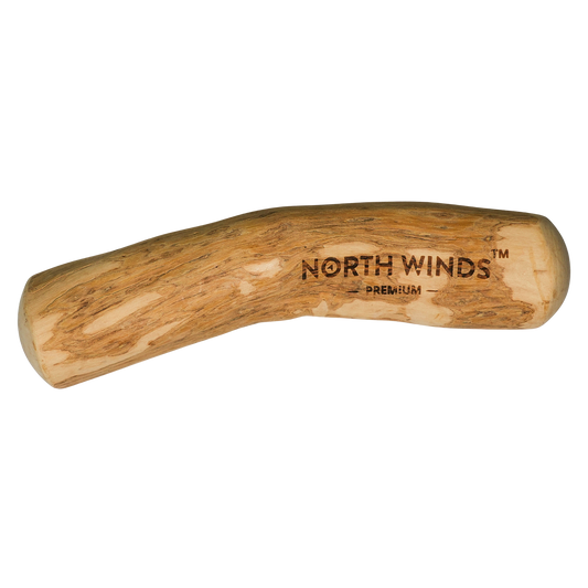 North Winds Premium Timberborn Coffee Wood - Large Dog Chew, Case of 25