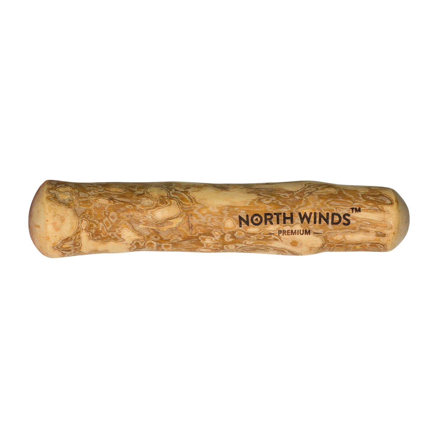 North Winds Premium Timberborn Coffee Wood - Medium Dog Chew, Case of 25