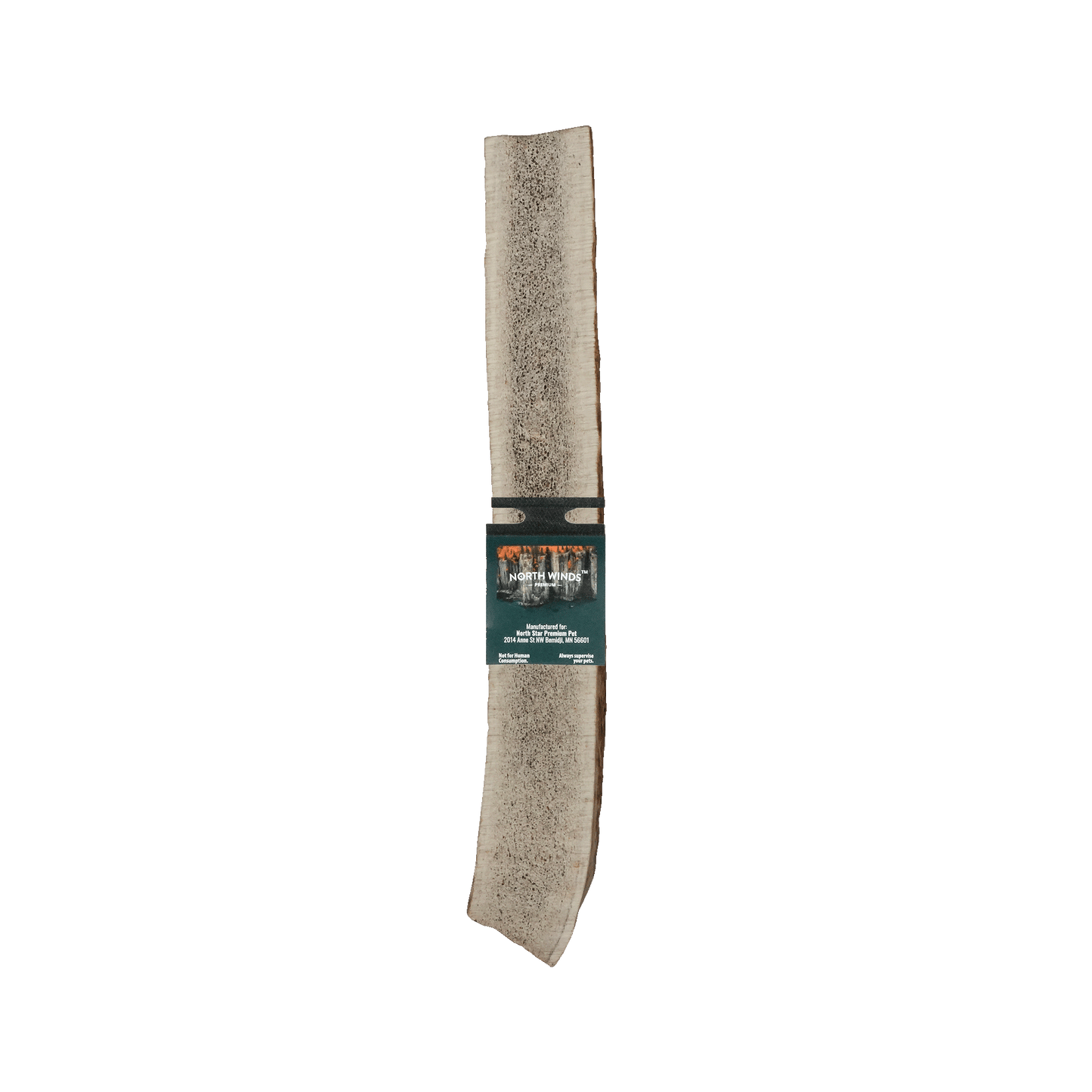 North Winds Premium Vista Point Elk Antler Split - Extra Large Dog Chew, Case of 25